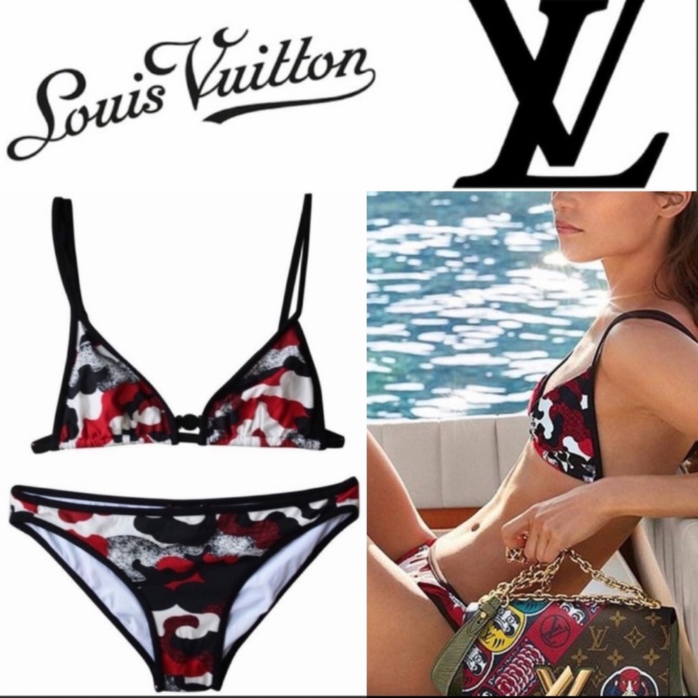 New💕Louis Vuitton Camo print bikini New‼️